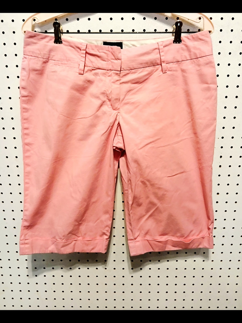 The Limited Pink Bermuda Shorts — Tailored Cotton Blend